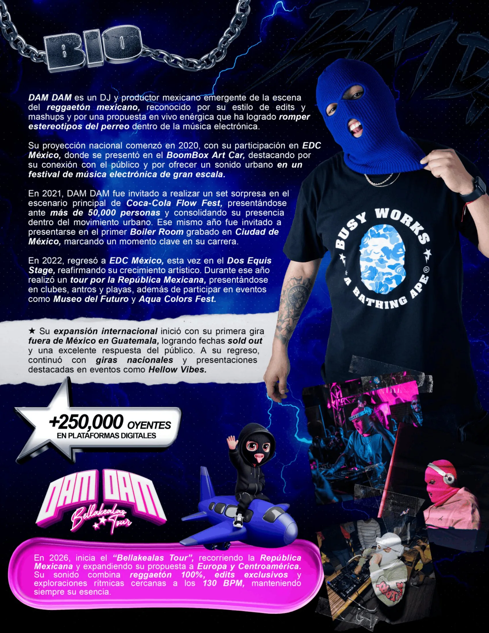 DAM DAM — Biografía