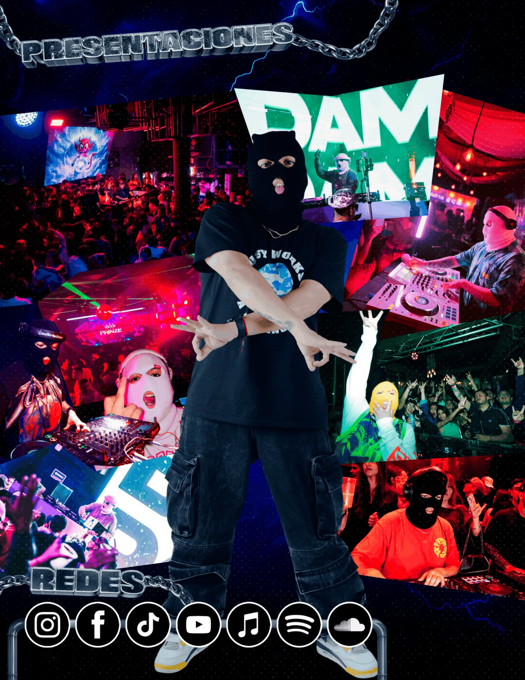 DAM DAM — Shows y Redes Sociales